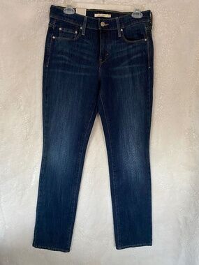 Levi's 505 Straight Leg Jeans, Dark Blue - Size 4 (NWT)